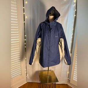 Ozark Trail Blue and Cream Raincoat Water-Resistant Jacket XL-XXL


Acl